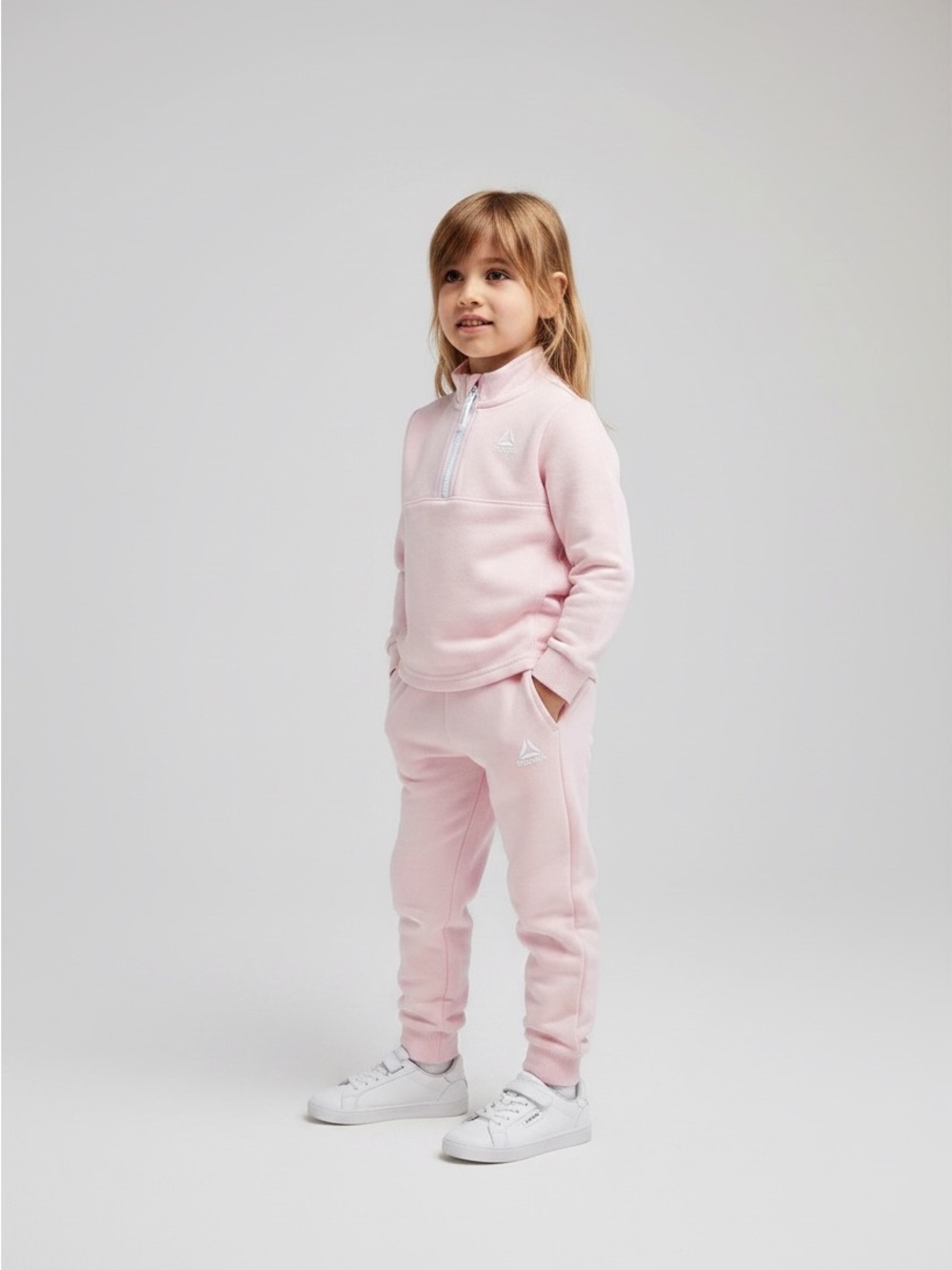 Reebok Kids Light Pink Jogger Sweatpants